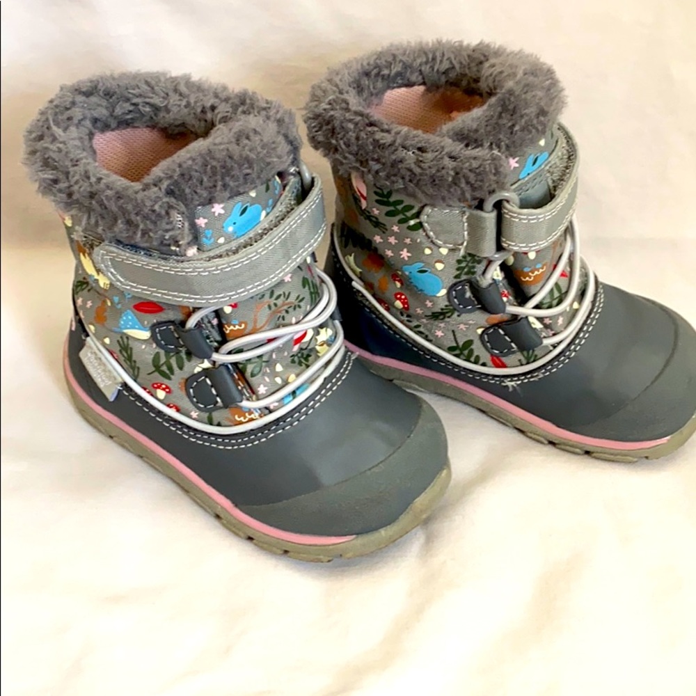 Toddler girl snow boots